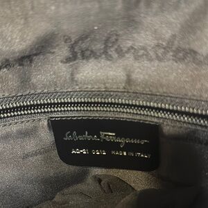 Salvatore Ferragamo Black Designer Bag with Luxurious Lining